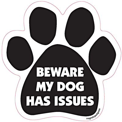 Dog Paw Shaped Magnets