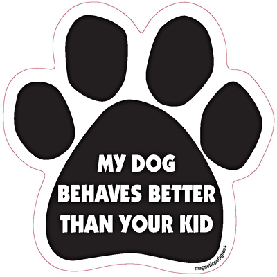 Dog Paw Shaped Magnets