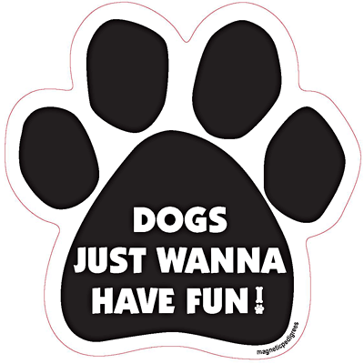 Dog Paw Shaped Magnets