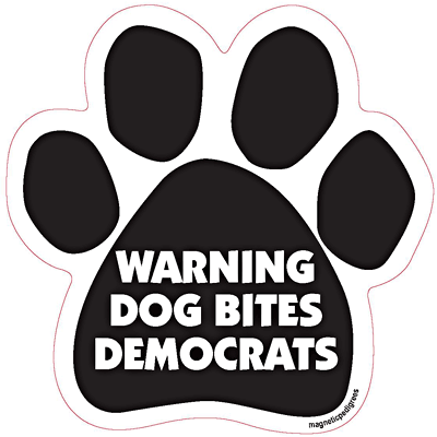 Political Paw Shaped Magnets