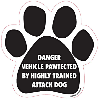 Dog Paw Shaped Magnets