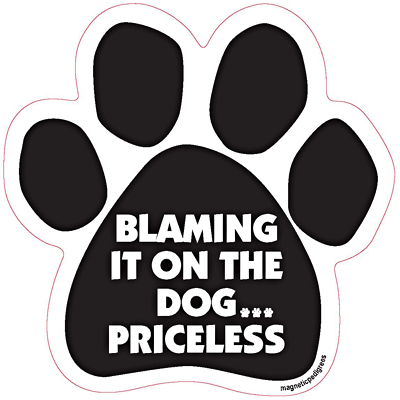 Dog Paw Shaped Magnets