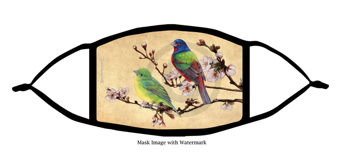 Painted Bunting Face Mask