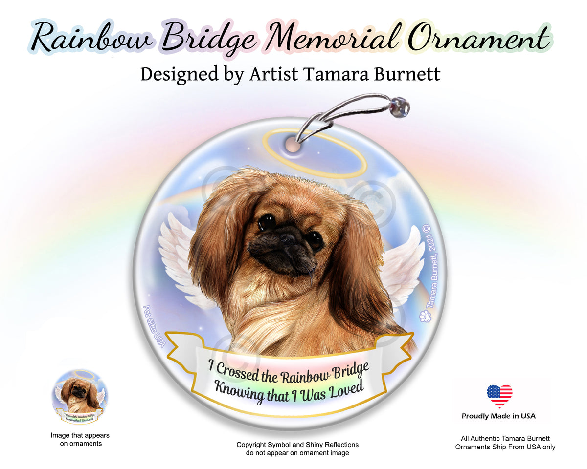 Pekingese Red Ornament