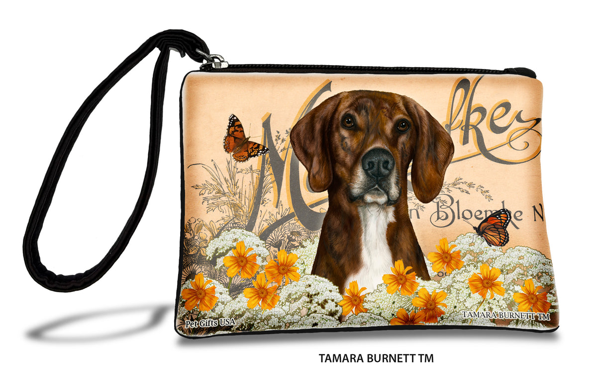 Plott Hound Brindle And White Zippees Pet Pouch