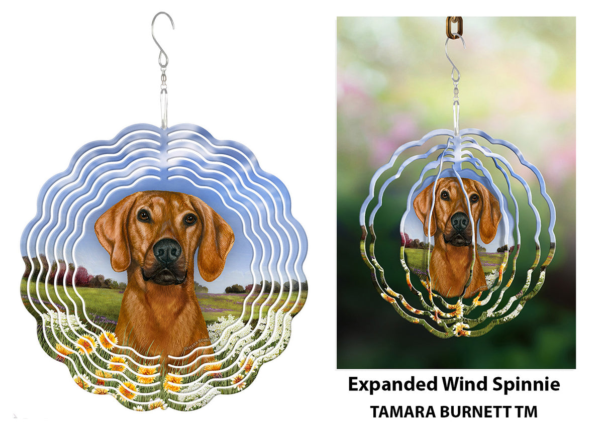 Plott Hound Red Wind Spinner