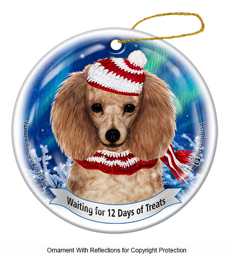 Poodle 12 Days of Treats Ornament