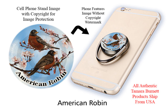 American Robin Phone Stand