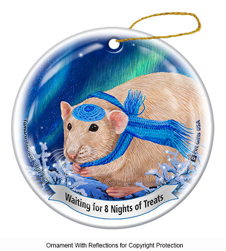 Fancy Rat Hanukkah Ornament