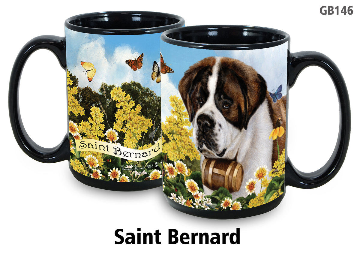 Saint Bernard - Garden Party Fun Mug 15 oz