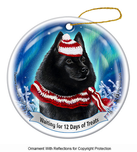 Schipperke 12 Days of Treats Ornament
