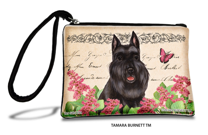 Schnauzer Black Cropped Zippees Pet Pouch