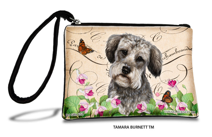 Schnoodle Grey Zippees Pet Pouch