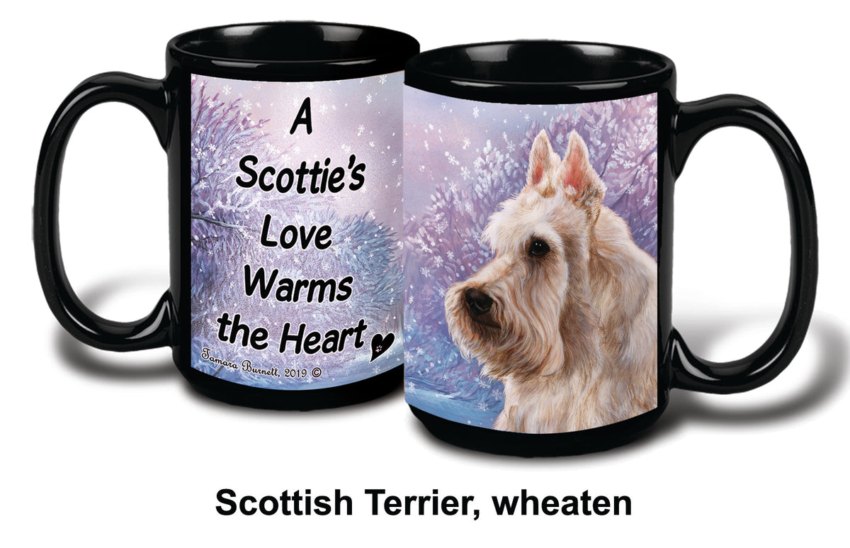 Irish Terrier Wheaten Winter Mug 15 oz