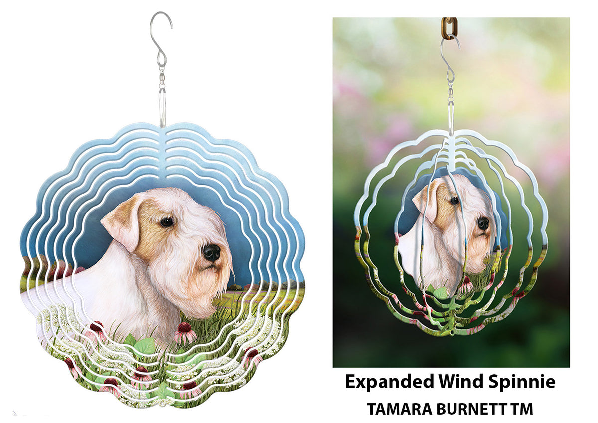 Sealyham Terrier Lemon and White Wind Spinner
