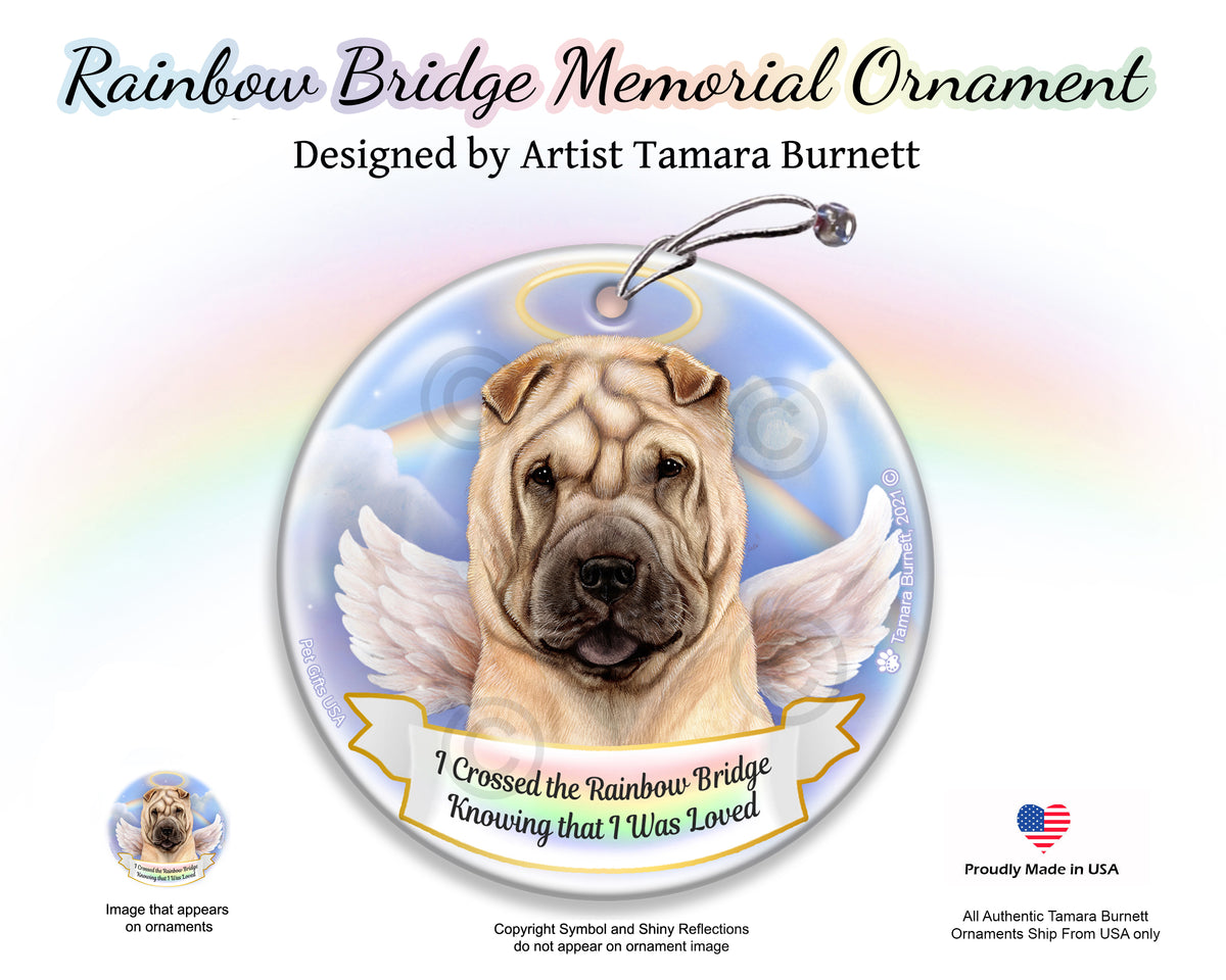Shar Pei Cream Ornament