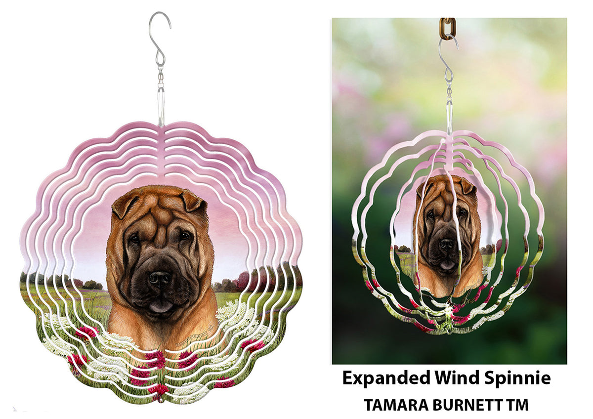 Shar Pei Fawn Wind Spinner