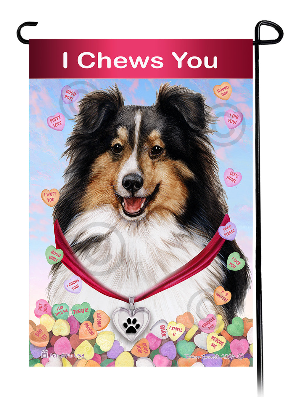 Valentine Sweetheart Garden Flags