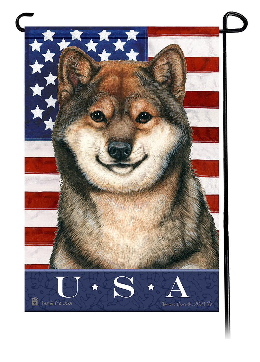 Shiba Inu True Blue - Garden Flag