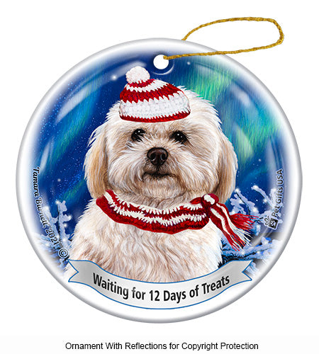 Shih-poo 12 Days of Treats Ornament