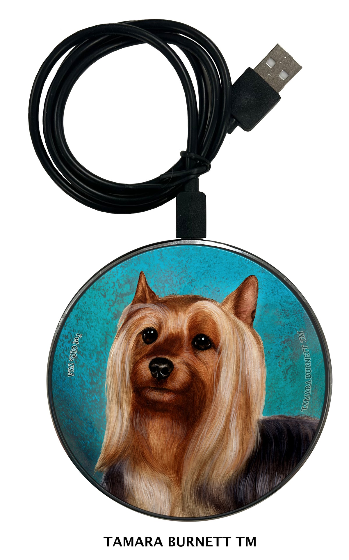 Silky Terrier Zoomies Wireless Charger