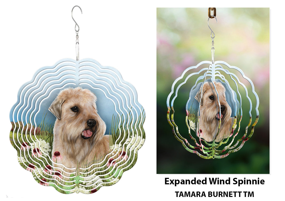 Soft Coated Wheaten Show Cut Wind Spinner