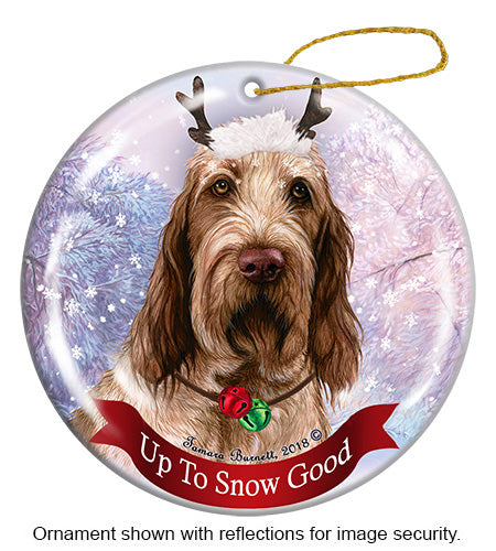 Spinone Italiano - Up To Snow Good Ornament
