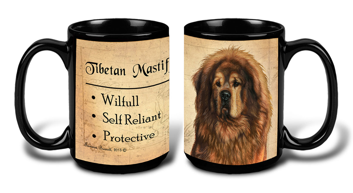 Tibetan Mastiff Brown - My Faithful Friends Mug 15 oz
