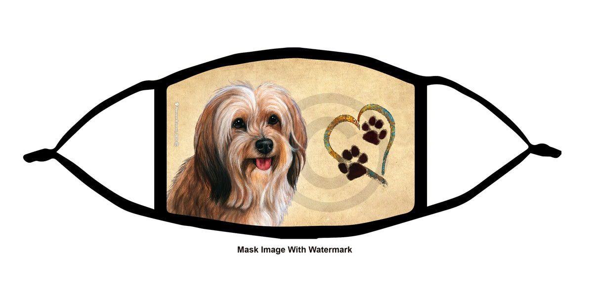 Tibetan Terrier (Red Sable) Face Mask