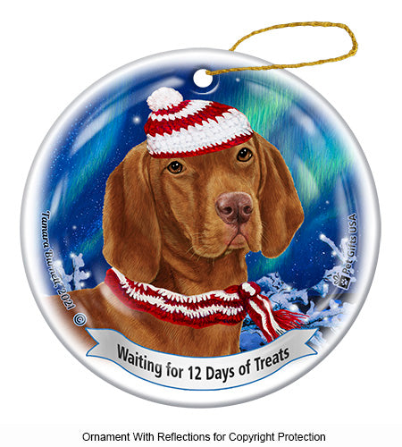 Vizsla 12 Days of Treats Ornament