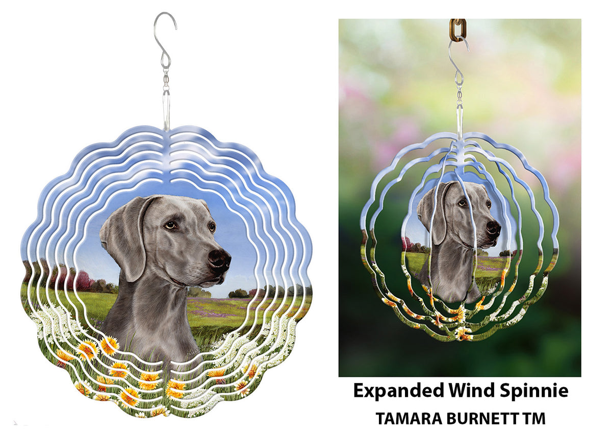 Weimaraner Grey Wind Spinner