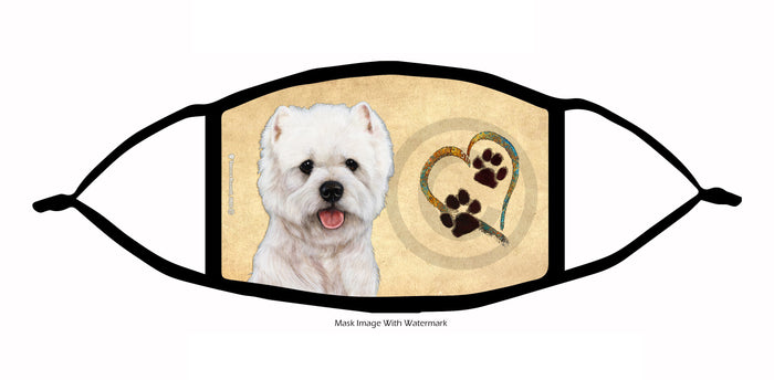 Westie (Style (1)) Face Mask