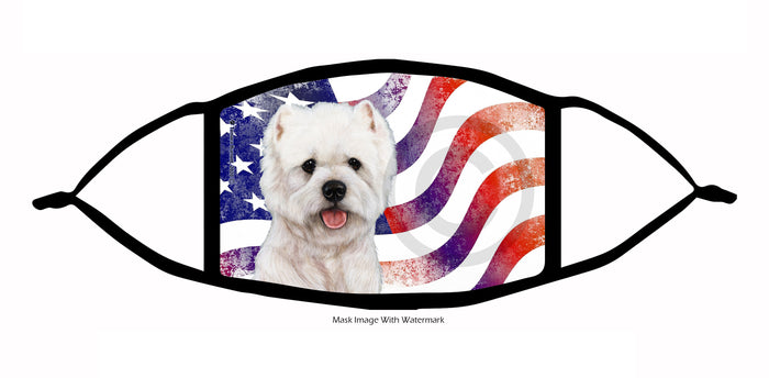Westie (Style (1)) Face Mask