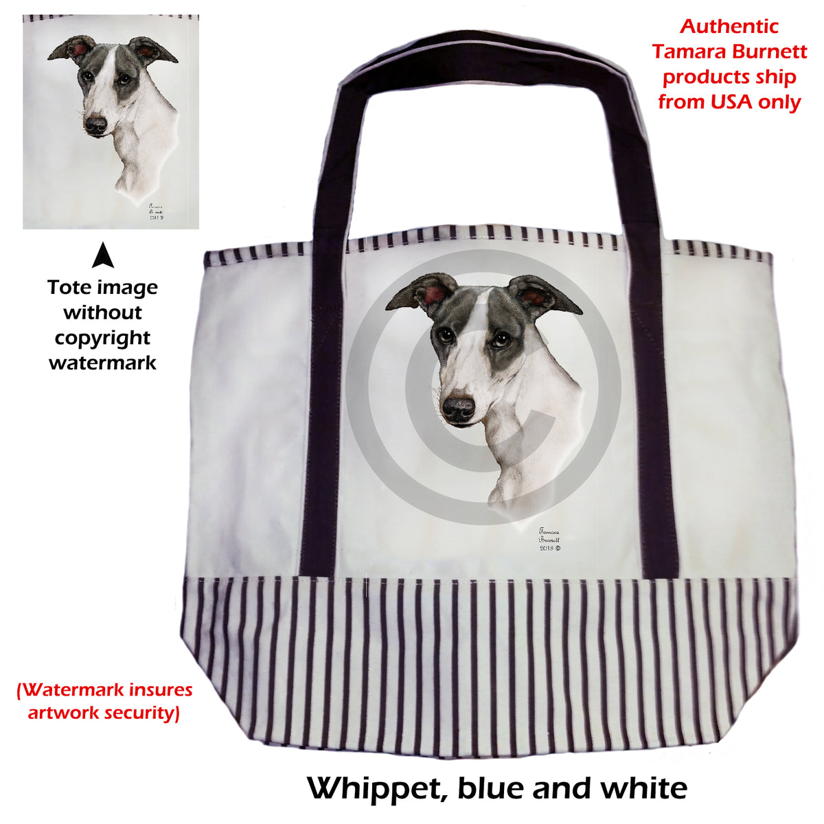 Whippet - Tote Bag