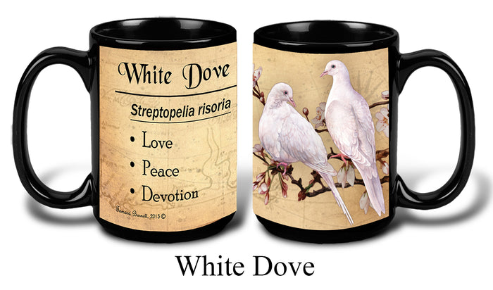 White Doves - My Faithful Friends Mug 15 oz