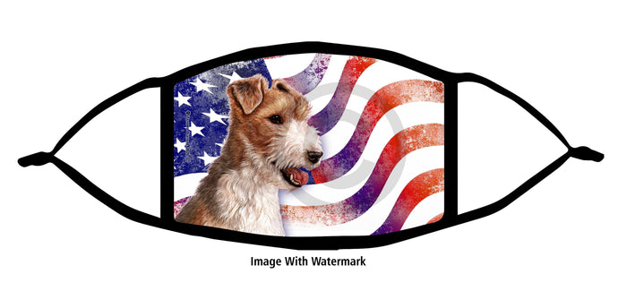 Wire Hair Fox Terrier Face Mask