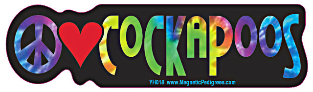 Cockapoo Yippie Hippie Bumper Sticker