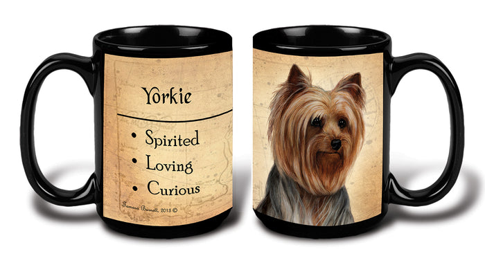 Yorkie Adult Natural Coat - My Faithful Friends Mug 15 oz
