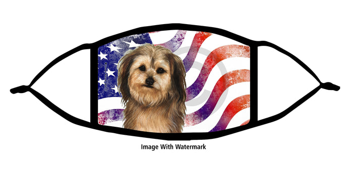 Yorkipoo (Fawn) Face Mask