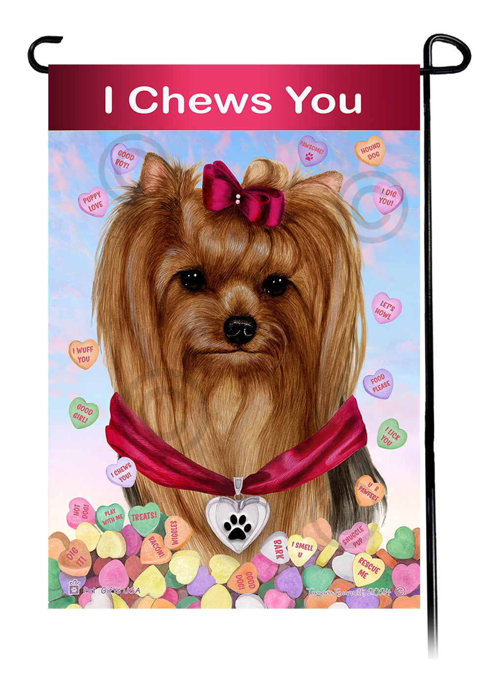 Valentine Sweetheart Garden Flags