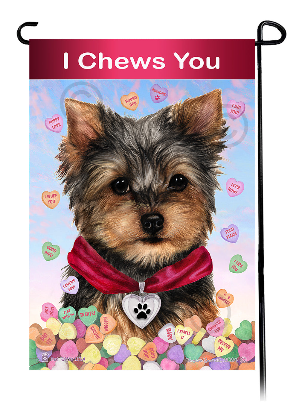 Valentine Sweetheart Garden Flags