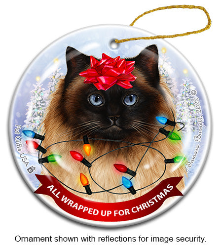 All Wrapped Up Holiday Christmas Ornaments