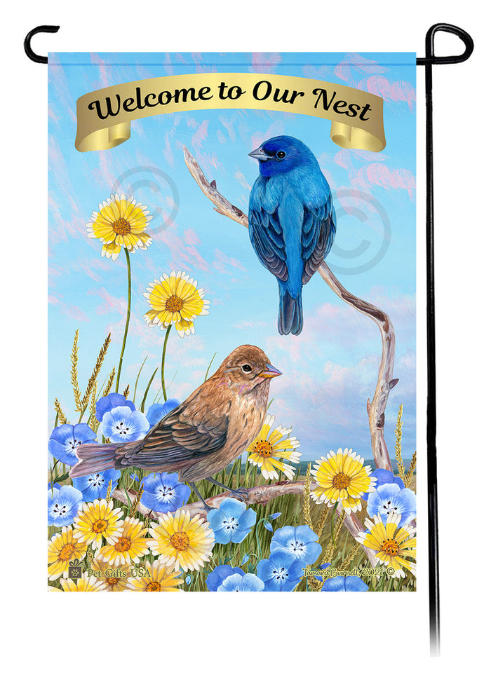 Wild Bird Garden Flags