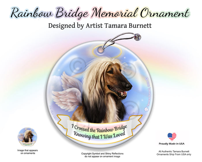 Afghan Rainbow Bridge Memorial Ornament