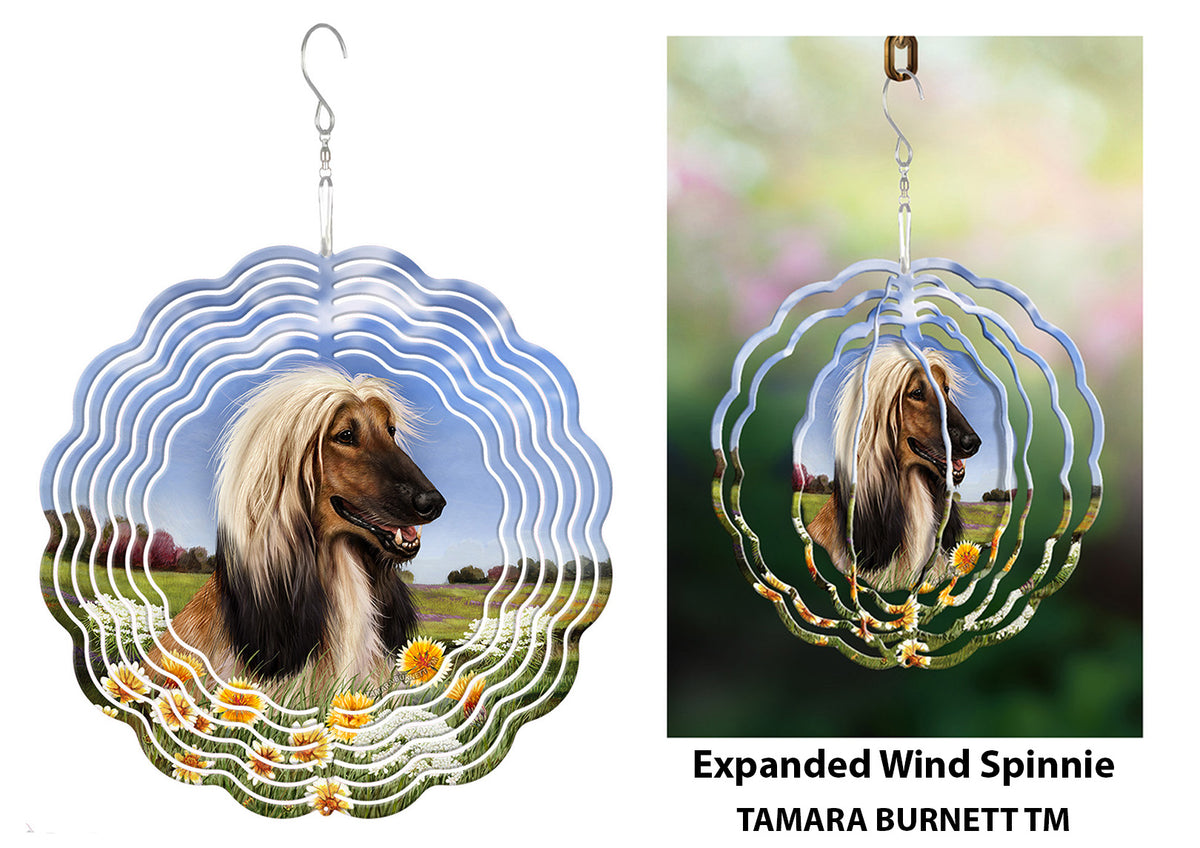 Afghan Hound Wind Spinner