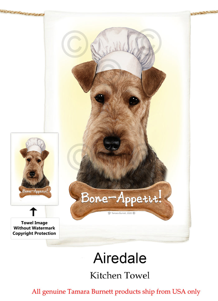 Airedale - Flour Sack Towel