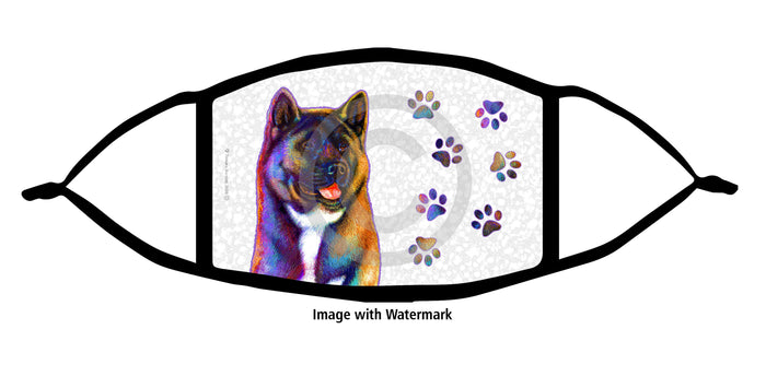 Akita Red Face Mask