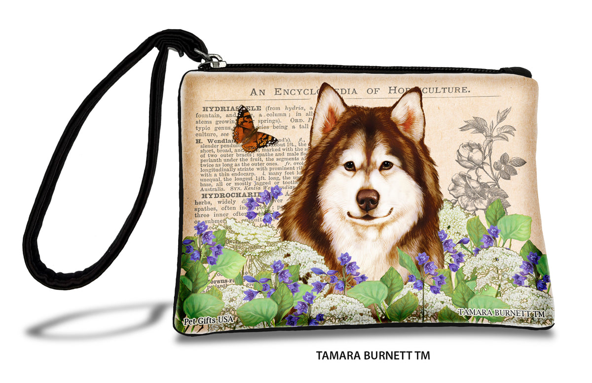 Alaskan Malamute Red And White Zippees Pet Pouch