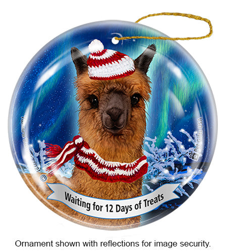 Alpaca Brown Ornament