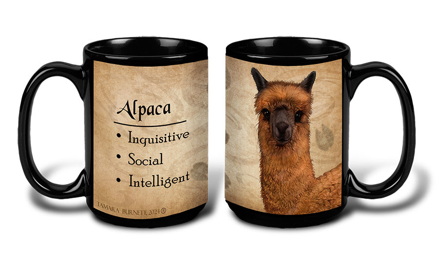 Alpaca Brown - My Faithful Friends Mug 15 oz